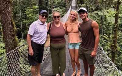 Vacaciones en el Bosque Lluvioso de Costa Rica cerca de Arenal