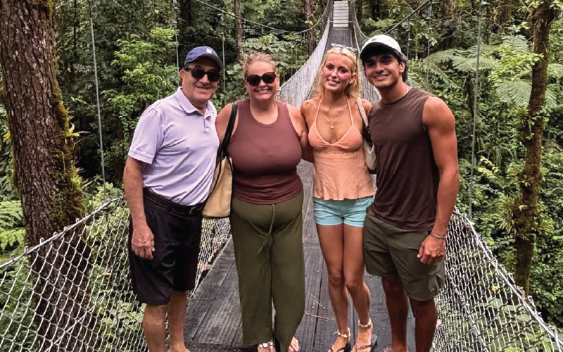 Vacances dans la forêt tropicale du Costa Rica près de l’Arenal